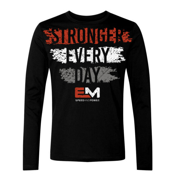 STRONGER EVERY DAY - LONG SLEEVE T-SHIRT - $5N3VUC$ Thumbnail